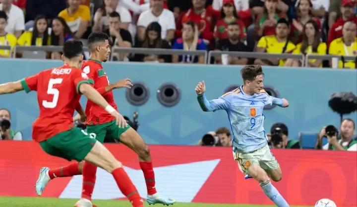 2022 Qatar World Cup 1/8 finals Spain loses to Morocco in a penalty shootout and is eliminated