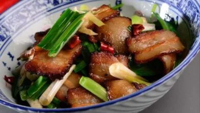 Let's know Chinese street food delicious food made of pork meat (Recipe 2023)