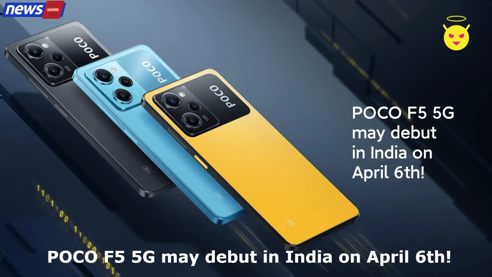 POCO F5 5G may debut in India on April 6th!