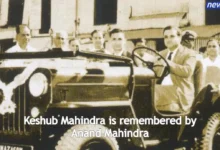 Keshub Mahindra is remembered by Anand Mahindra