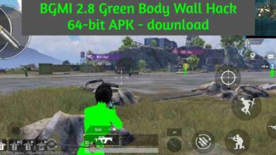 BGMI 2.8 Green Body Wall Hack 64-bit APK - download