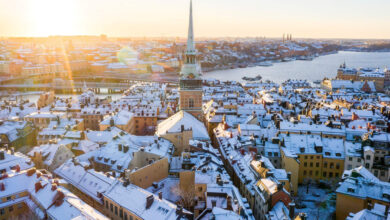 DEST SWEDEN STOCKHOLM CITY BUILDINGS WINTER GettyImages 12876832341