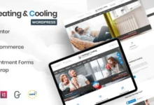 Heacool v2.8 Activated Heating Air Conditioning WordPress Theme.webp