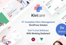 KiviCare Theme v2.2.4 Medical Clinic Patient Management WordPress Theme.webp