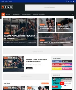 Serp Blogger Template 1