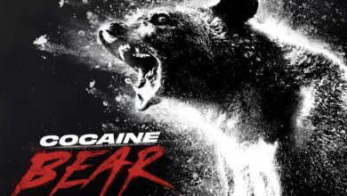 cocaine bear review poster 1677483411659