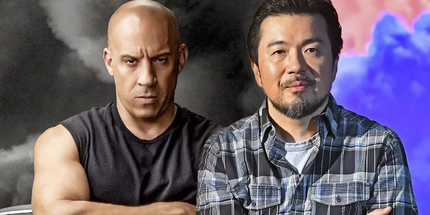 vin diesel as dom toretto in fast x and former director justin lin