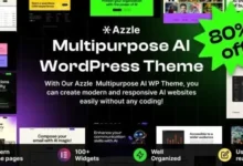 Azzle v1.0.1 AI Technology Startup WordPress Theme.webp