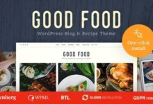 Good Food v1.2.2 Recipe Magazine Food Blogging Theme.webp