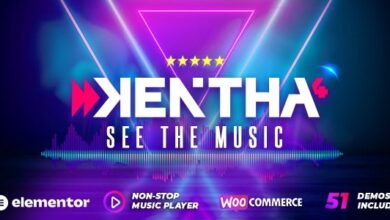 Kentha Non Stop Music WordPress Theme with Ajax Nulled
