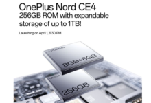 OnePlus confirms Nord CE4 is getting 8GB LPDDR4x RAM 8GB virtual RAM 256GB storage