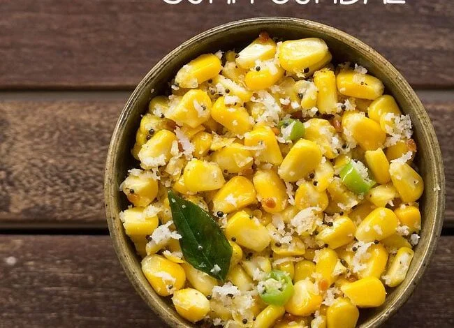 corn sundal recipe