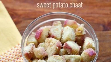 sweet potato chaat recipe