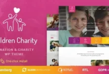 Children Charity v1.2.2 Nonprofit NGO WordPress Theme with Donations.webp