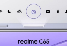 Realme C65 Dynamic Button