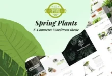 Spring Plants v3.5 Gardening Houseplants WordPress Theme.webp