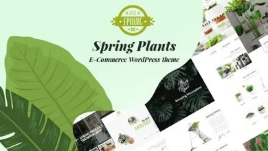Spring Plants v3.5 Gardening Houseplants WordPress Theme.webp