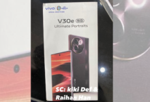 Vivo V30e 5Gs official design